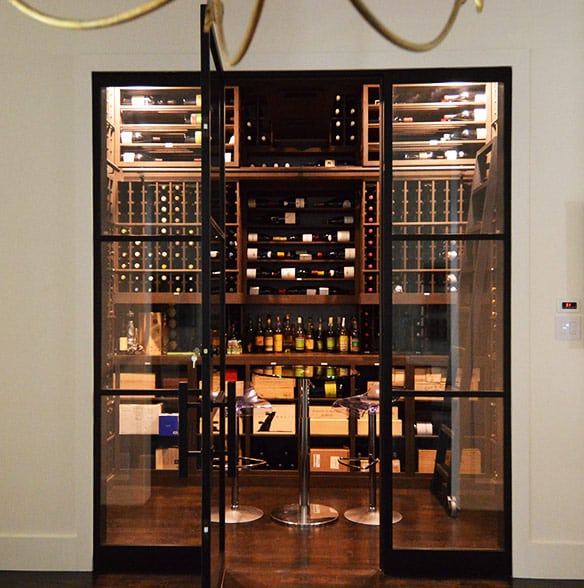 Dallas Texas Custom Wine Cellar Cooling Installation Project for Massive Storage