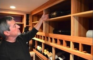 Coastal Custom Wine Cellars owner and founder Jerry Wilson